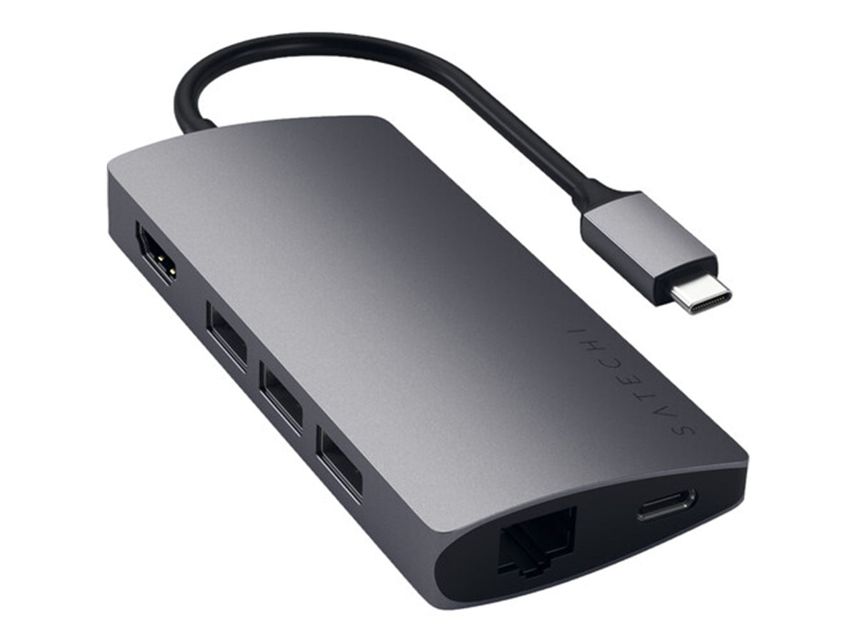 Satechi Aluminium TYPE-C Multi-Port Adapter - Space Grey