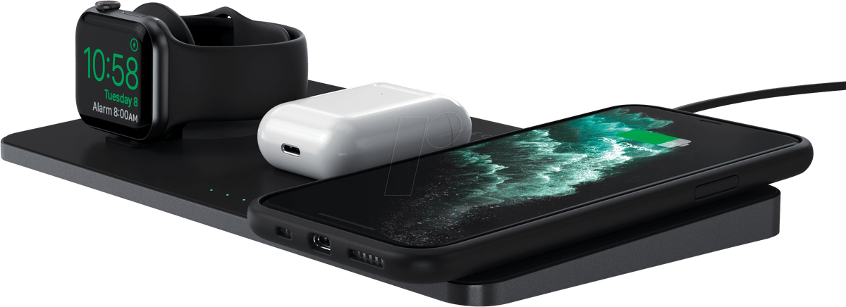 Satechi Trio Wireless Charging Pad - Black