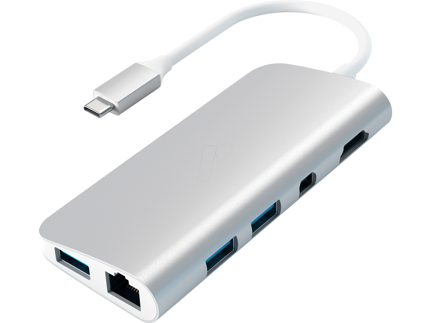 Satechi Aluminium TYPE-C Multimedia Adapter - Silver