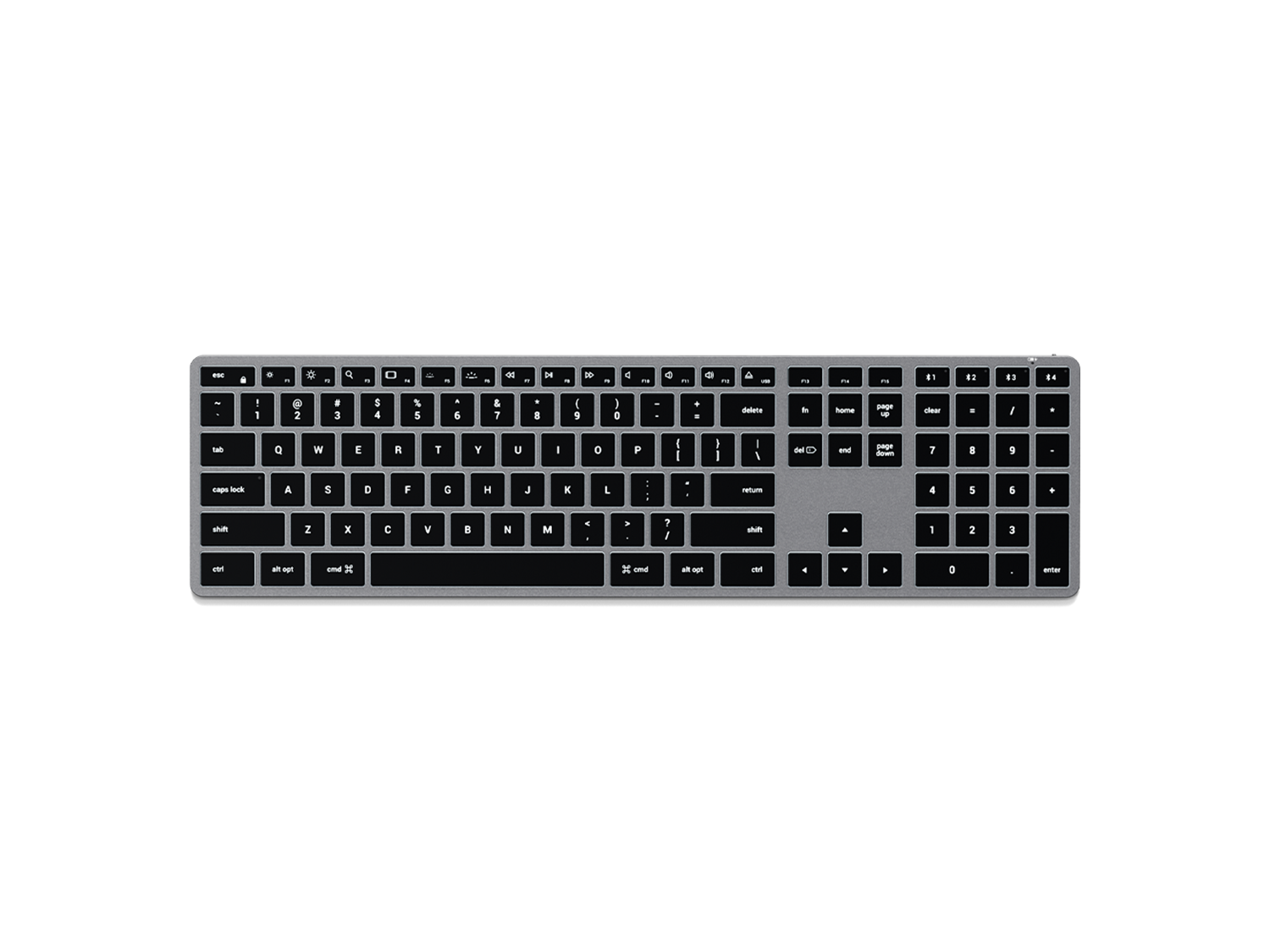 Satechi Slim X3 Bluetooth BACKLIT Wireless Keyboard - US - Space Grey