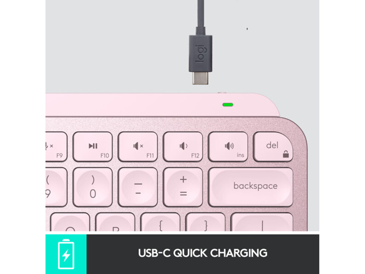 Logitech MX Keys Mini, US, ROSE