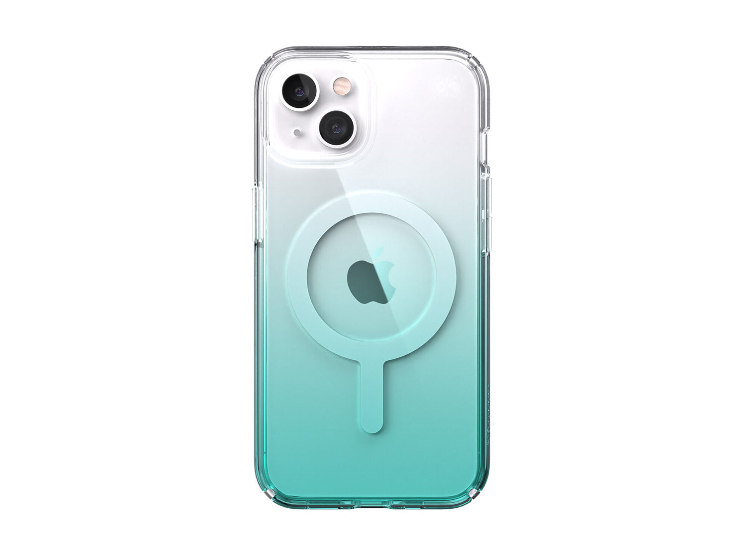 Speck iPhone 13 Presidio Perfect Clear Ombre + MS Clear/Fantasy Teal Fade