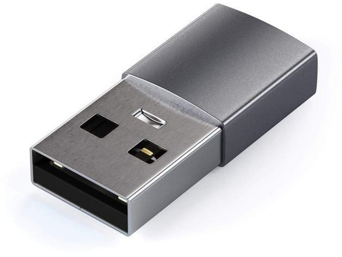Satechi Aluminum Type-A to Type-C Adapter - Space Grey