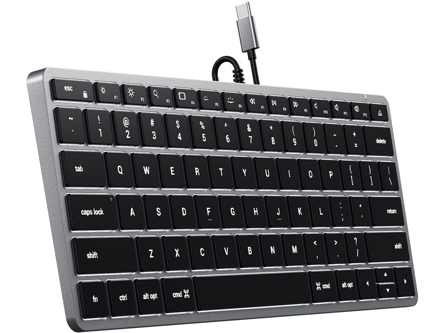 Satechi Slim W1 USB-C US - Space Grey
