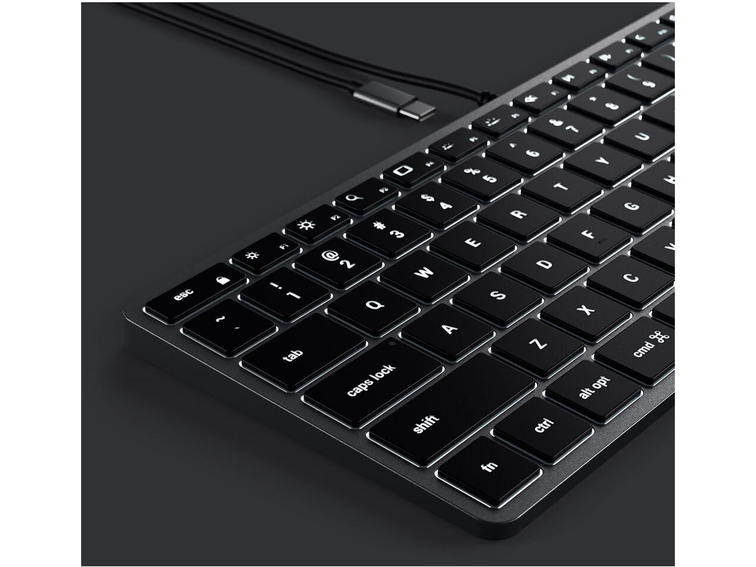 Satechi Slim W1 USB-C US - Space Grey