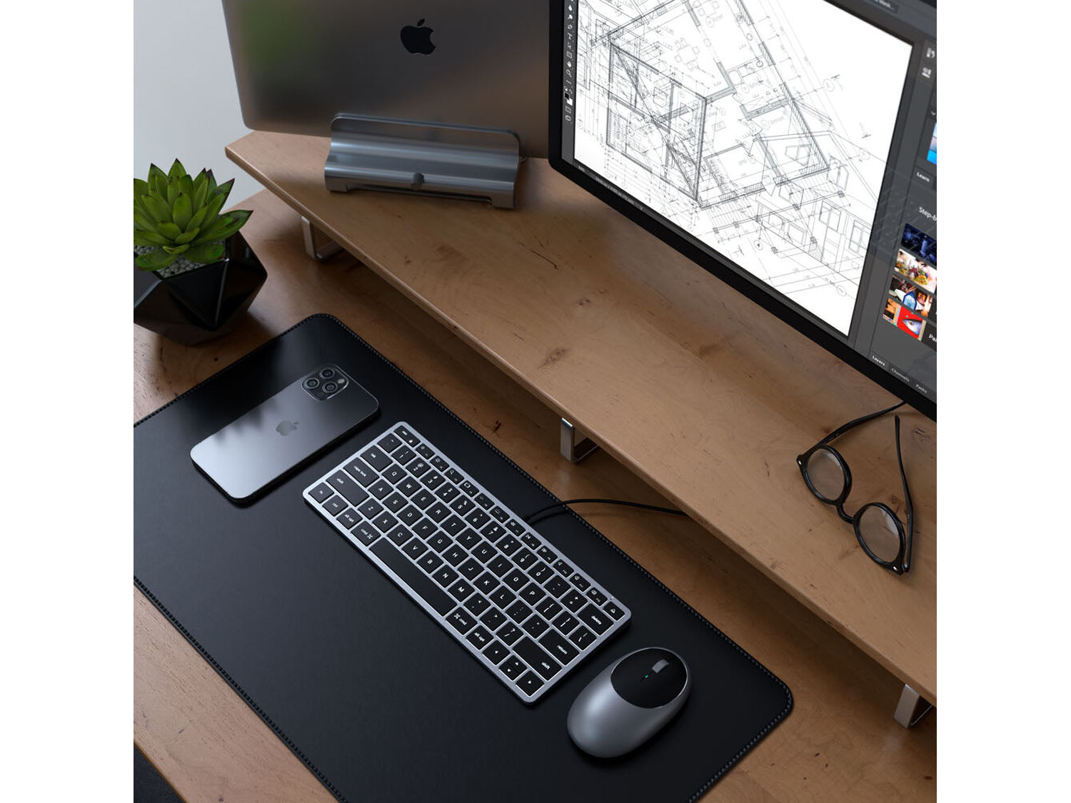 Satechi Slim W1 USB-C US - Space Grey