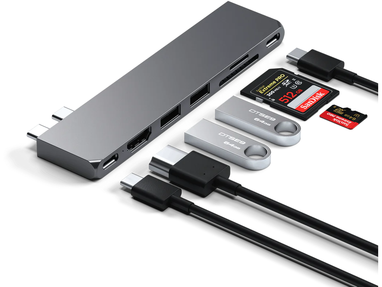 Satechi Pro Hub Slim Space Gray