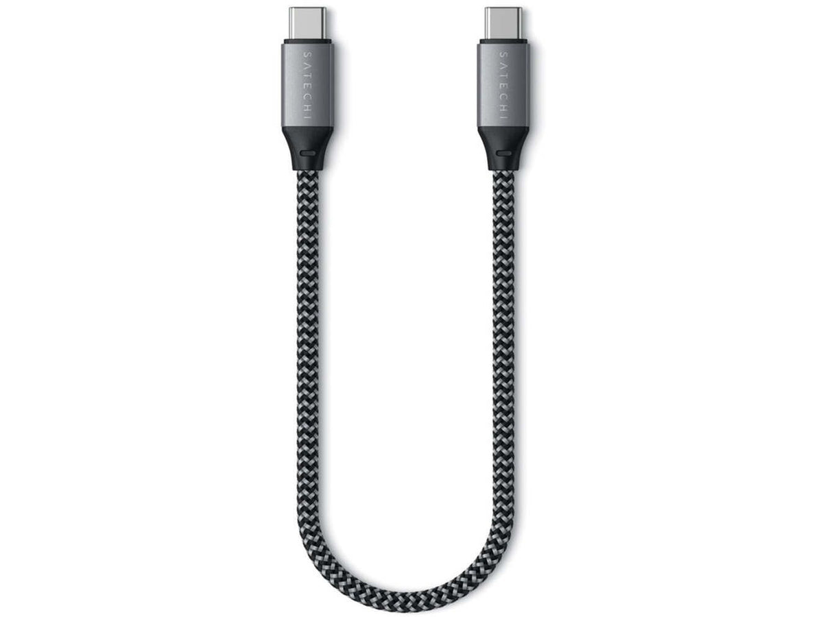 Satechi USB-C to USB-C Short Cable - 25cm - Space Grey