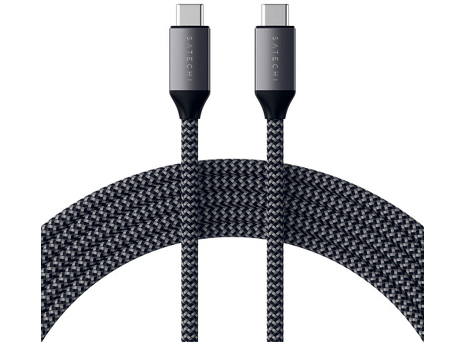 Satechi USB-C to USB-C 100W Braided Charging 2m Cable - Grey