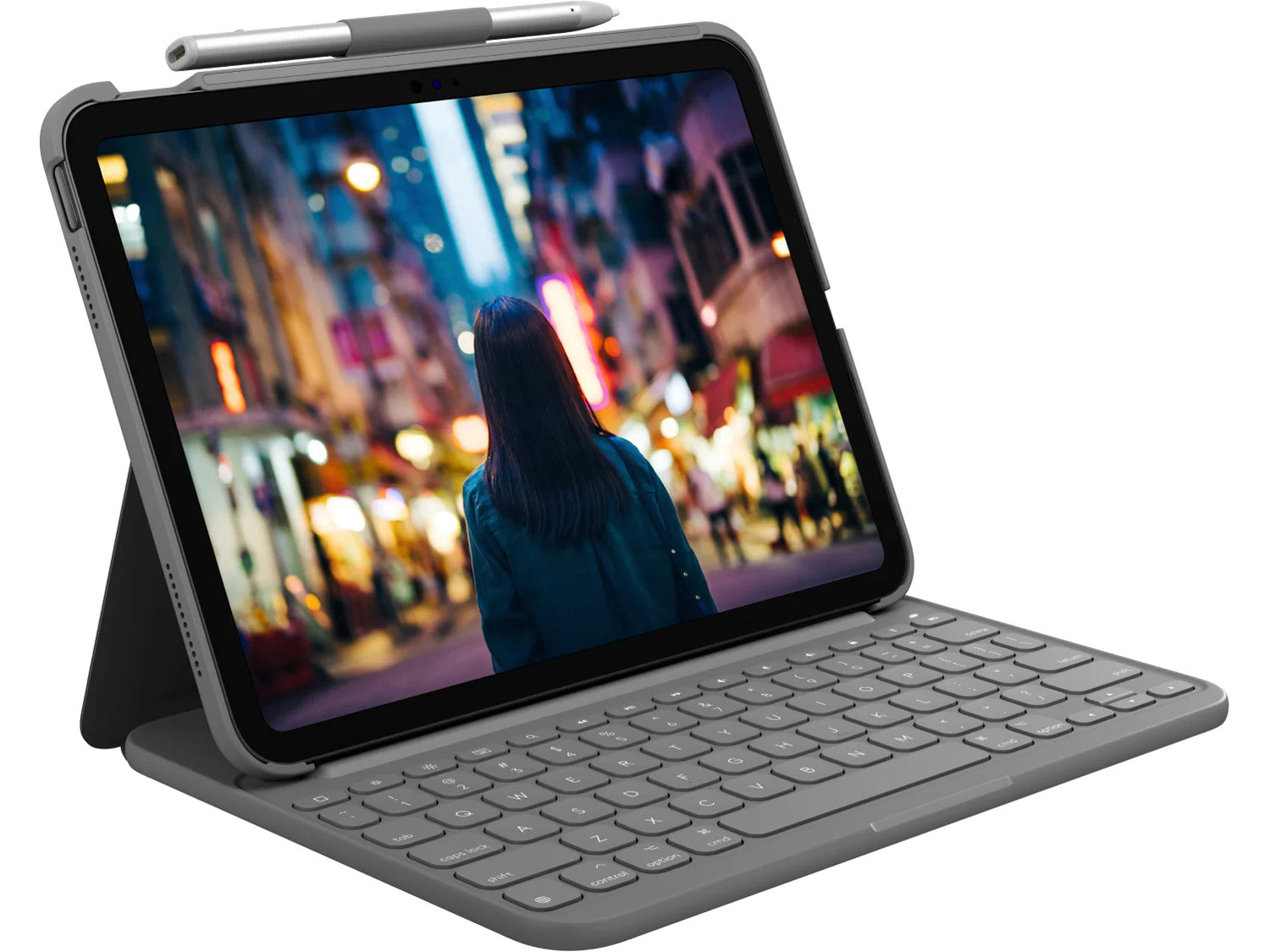 Logitech Slim Folio за iPad (10-то поколение) - Grey US