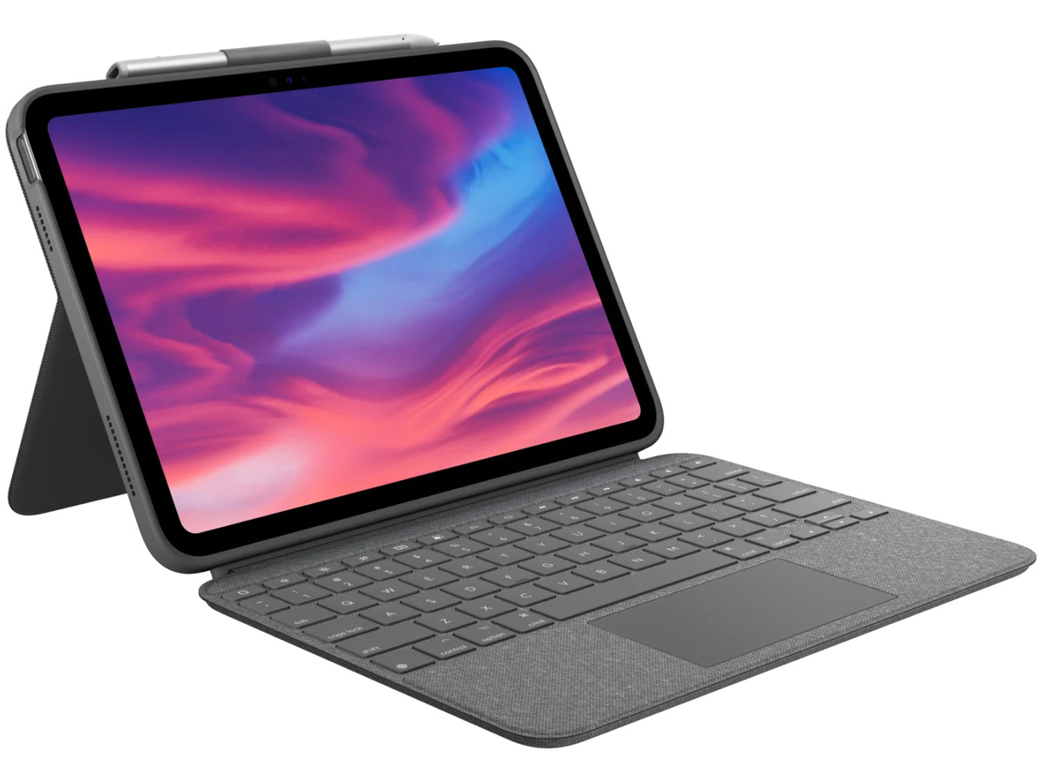 Logitech Combo Touch за iPad (10-то поколение) - Oxford Grey - UK
