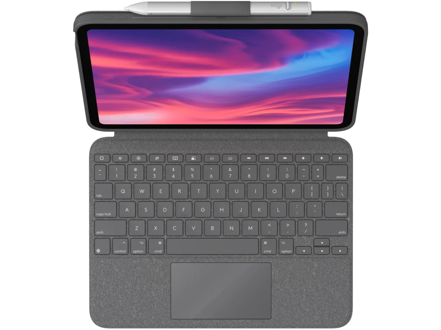 Logitech Combo Touch за iPad (10-то поколение) - Oxford Grey - UK