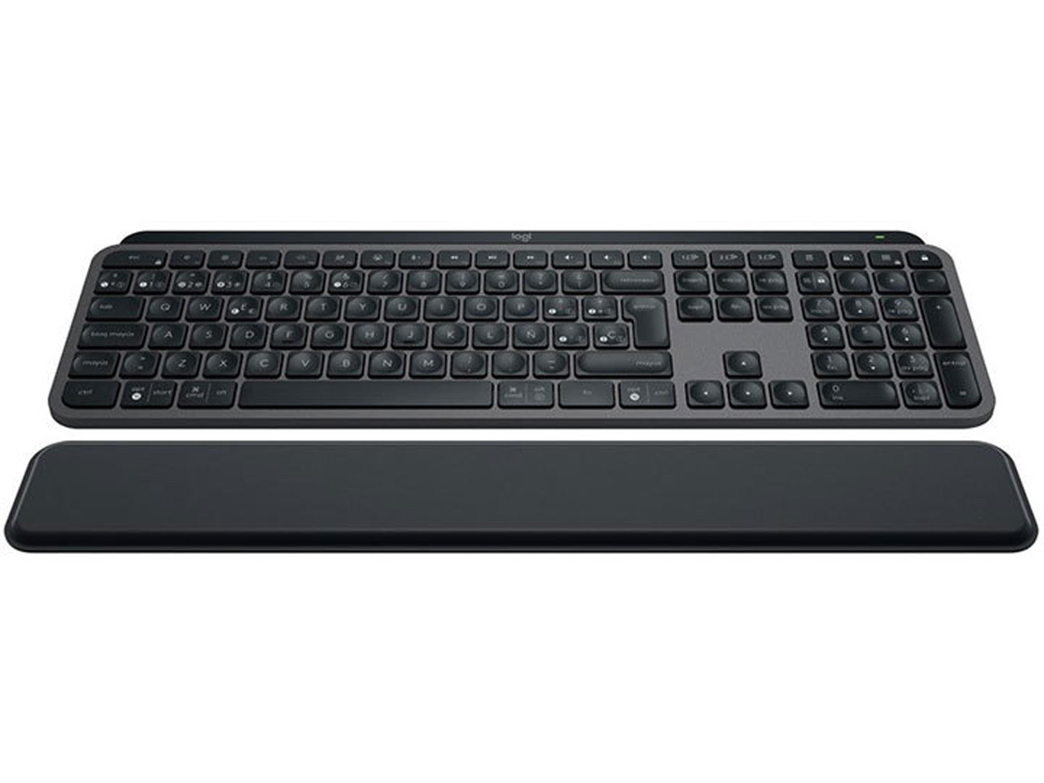 Logitech MX Keys S with Palm rest, Graphite US International