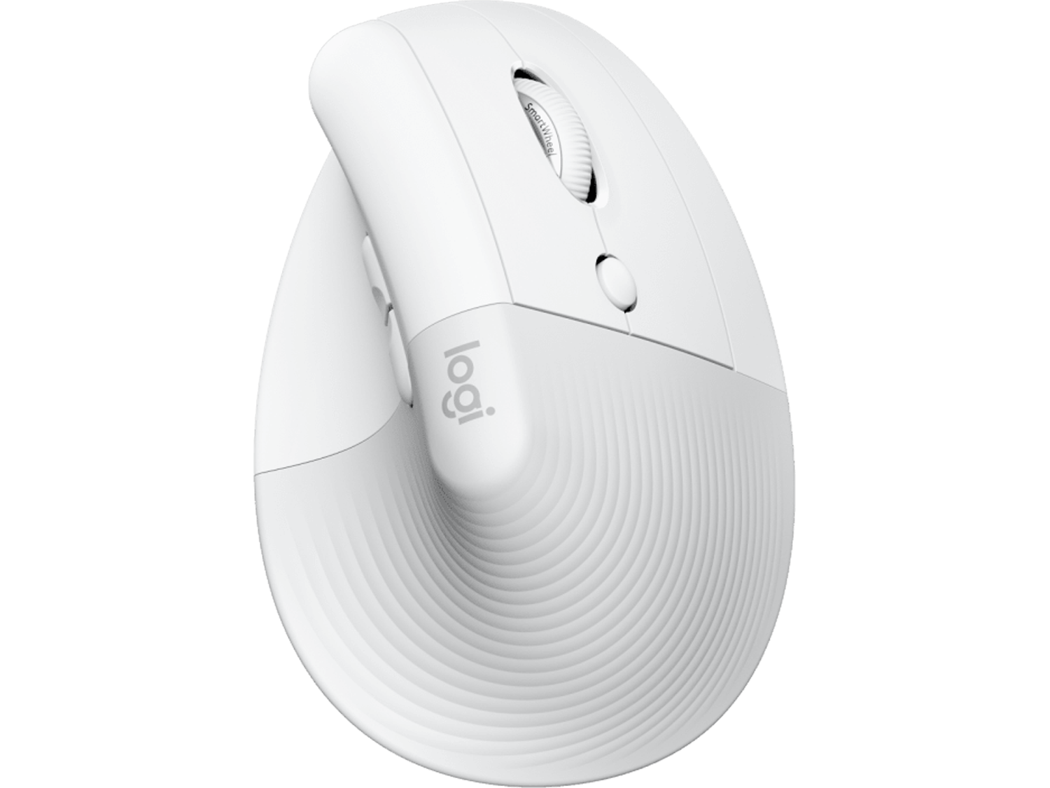 Logitech Lift for Mac Vertical Ergonomic Mouse, OFF-WHITE/PALE GREY