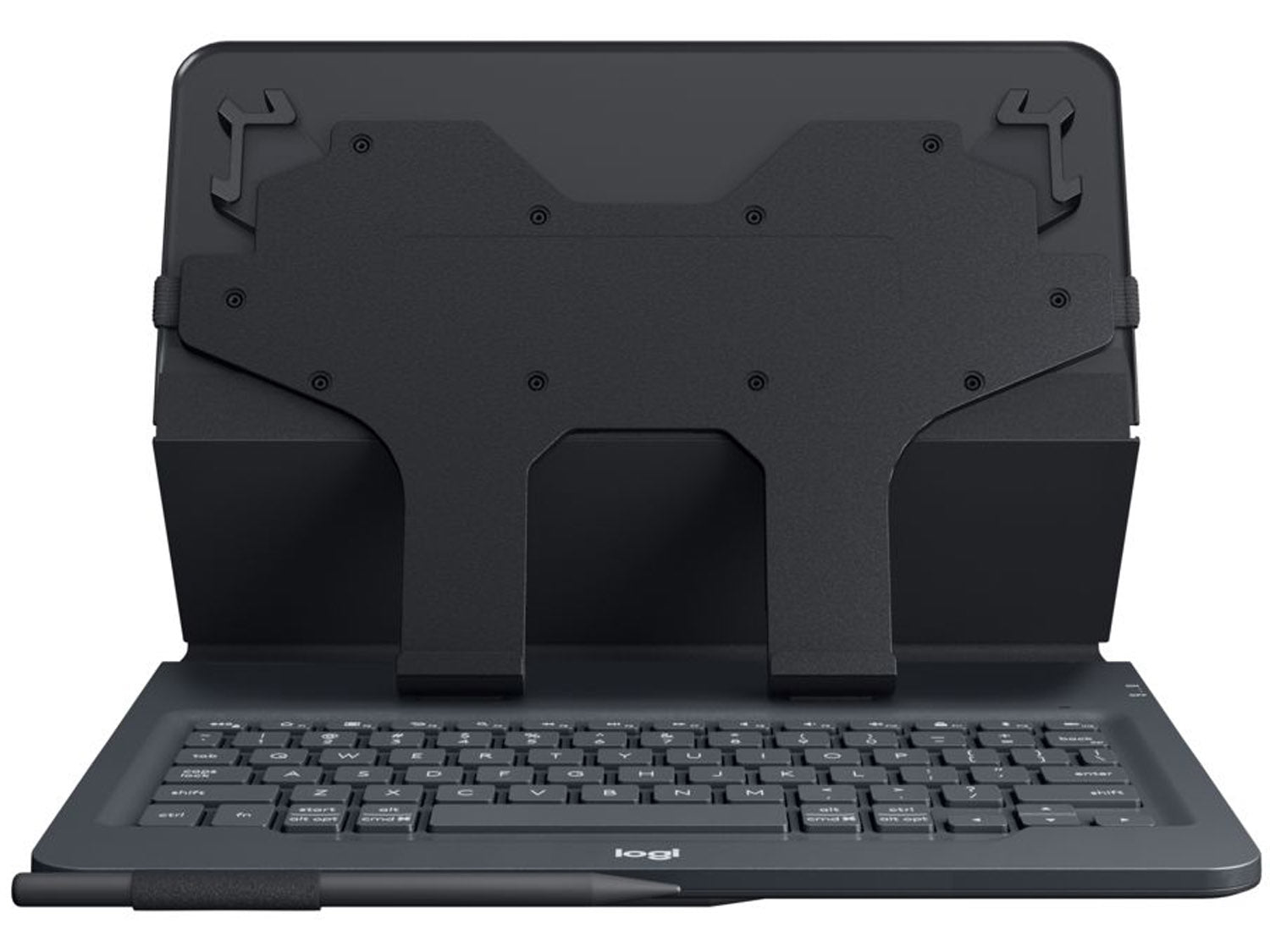 Logitech Universal Folio Keyboard case, Black - UK