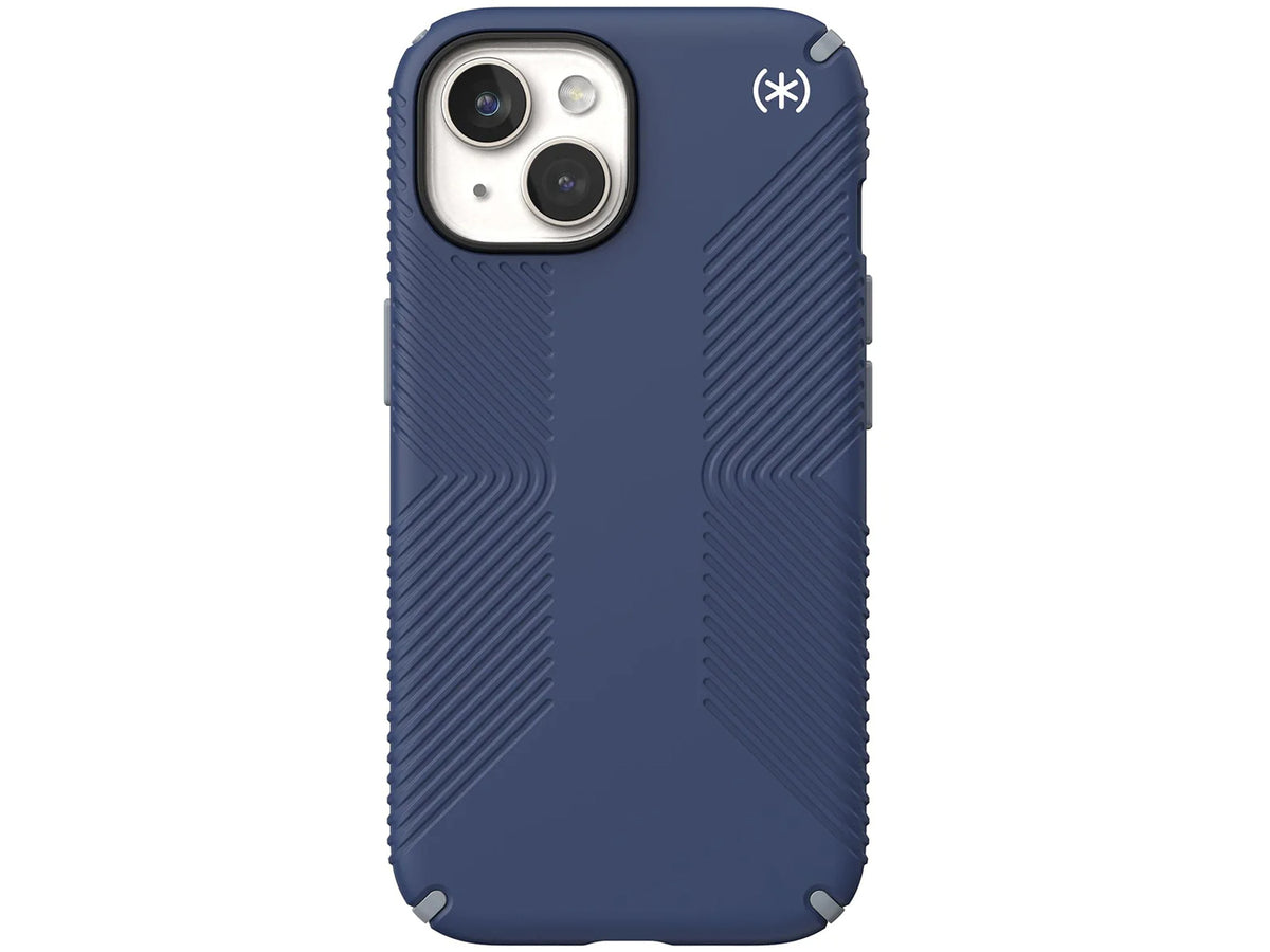 Speck iPhone 15 / iPhone 16e Presidio2 Grip Blue/Dust Grey
