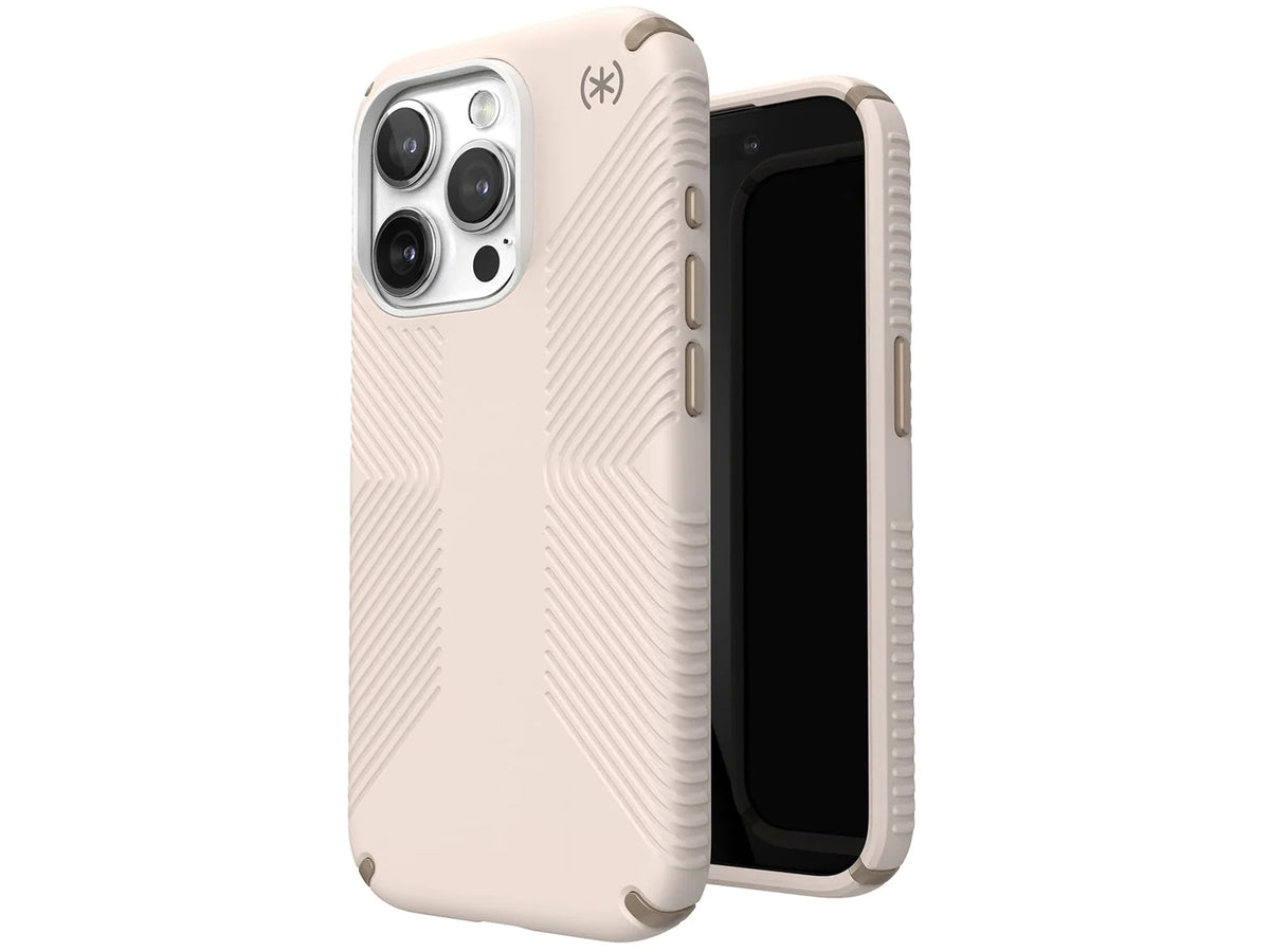 Speck iPhone 15 Pro Presidio2 Grip Bleached Bone/Heirloom