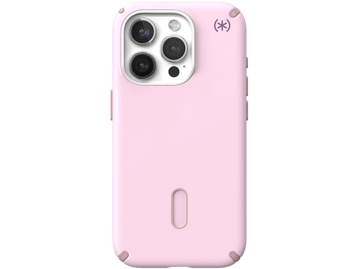 Speck Presidio2 Pro MagSafe with ClickLock iPhone 15 Pro,  Soft Lilac/Carnation Petal