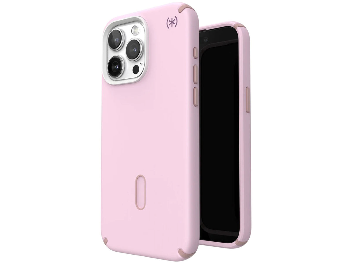 Speck Presidio2 Pro MagSafe with ClickLock iPhone 15 Pro Max, Soft Lilac/Carnation Petal
