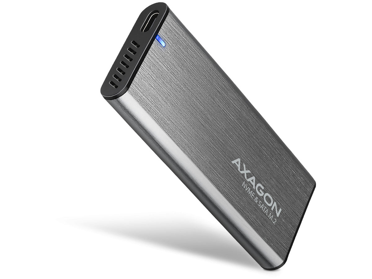 AXAGON EEM2-SG2 SSD Thin Screwless Box
