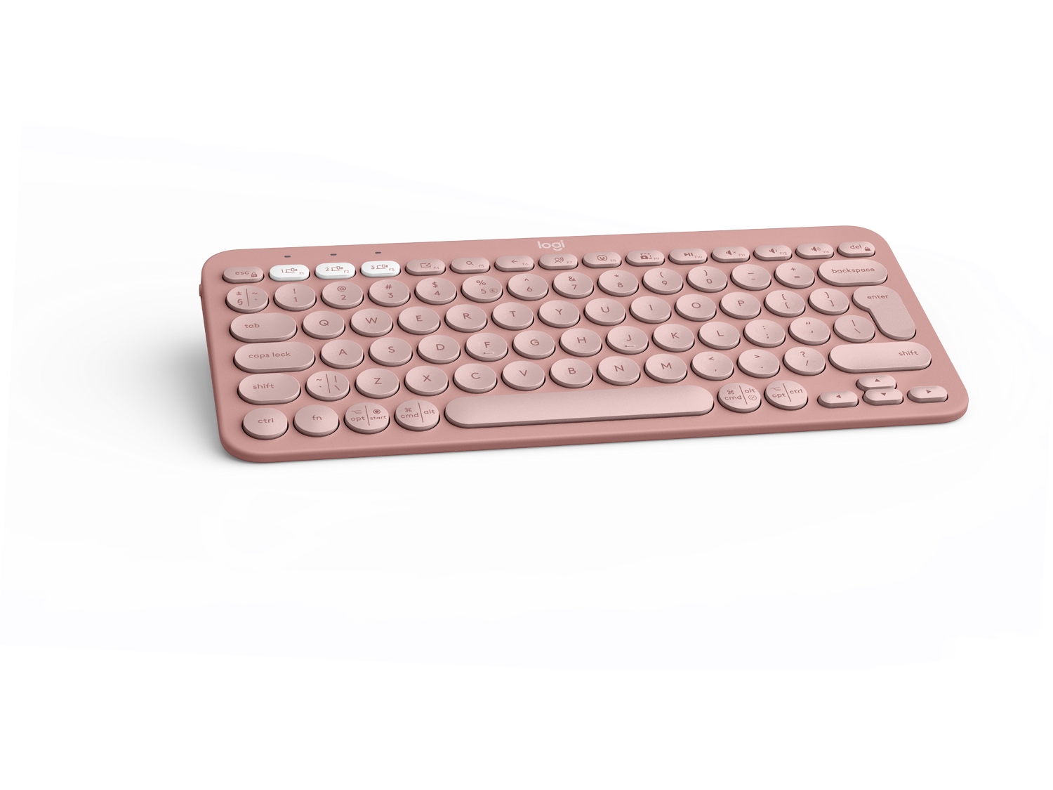 Logitech Pebble Keys 2, Tonal Rose