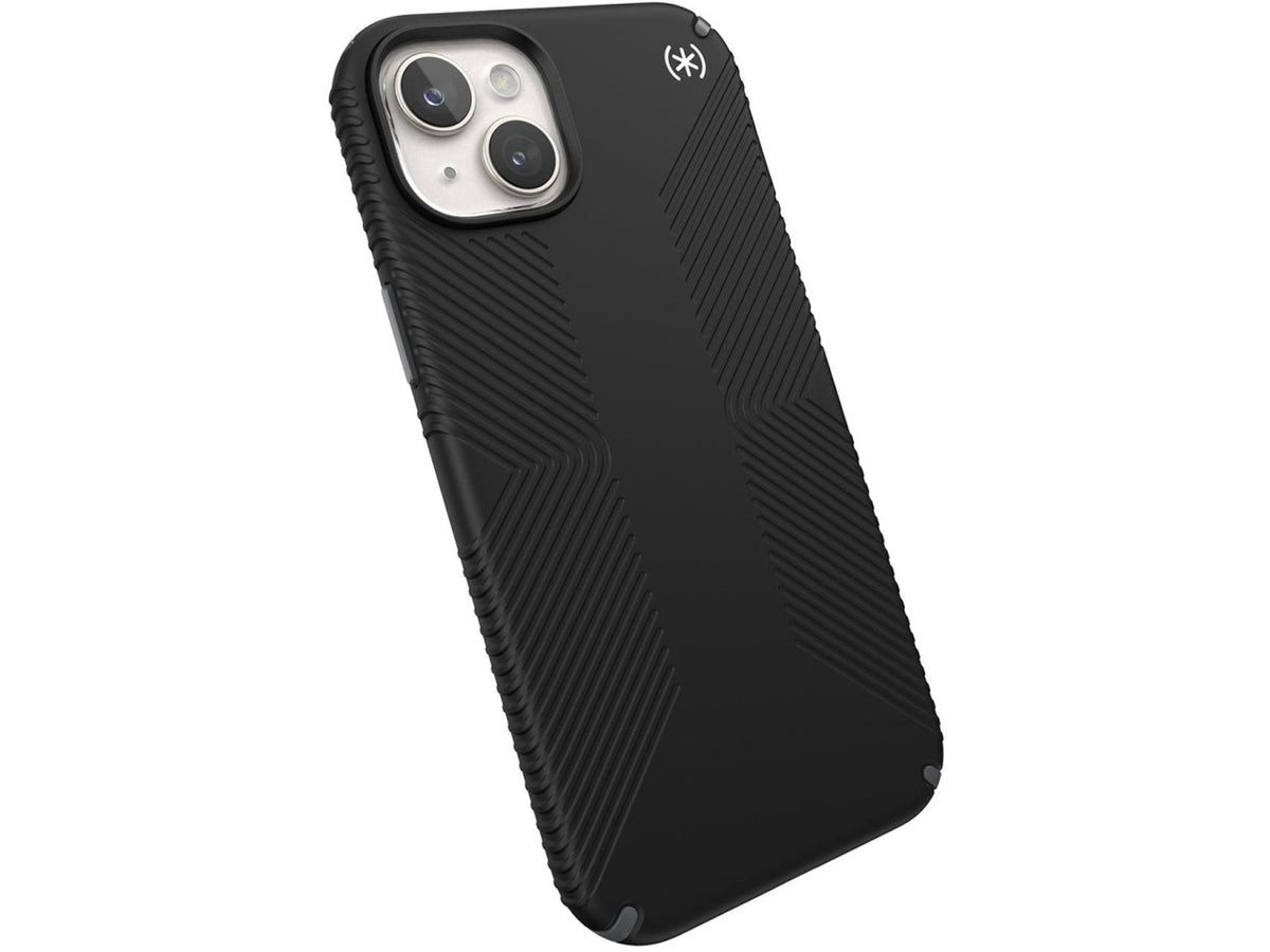 Speck iPhone 15 Plus Presidio2 Grip, Black/Slate Grey