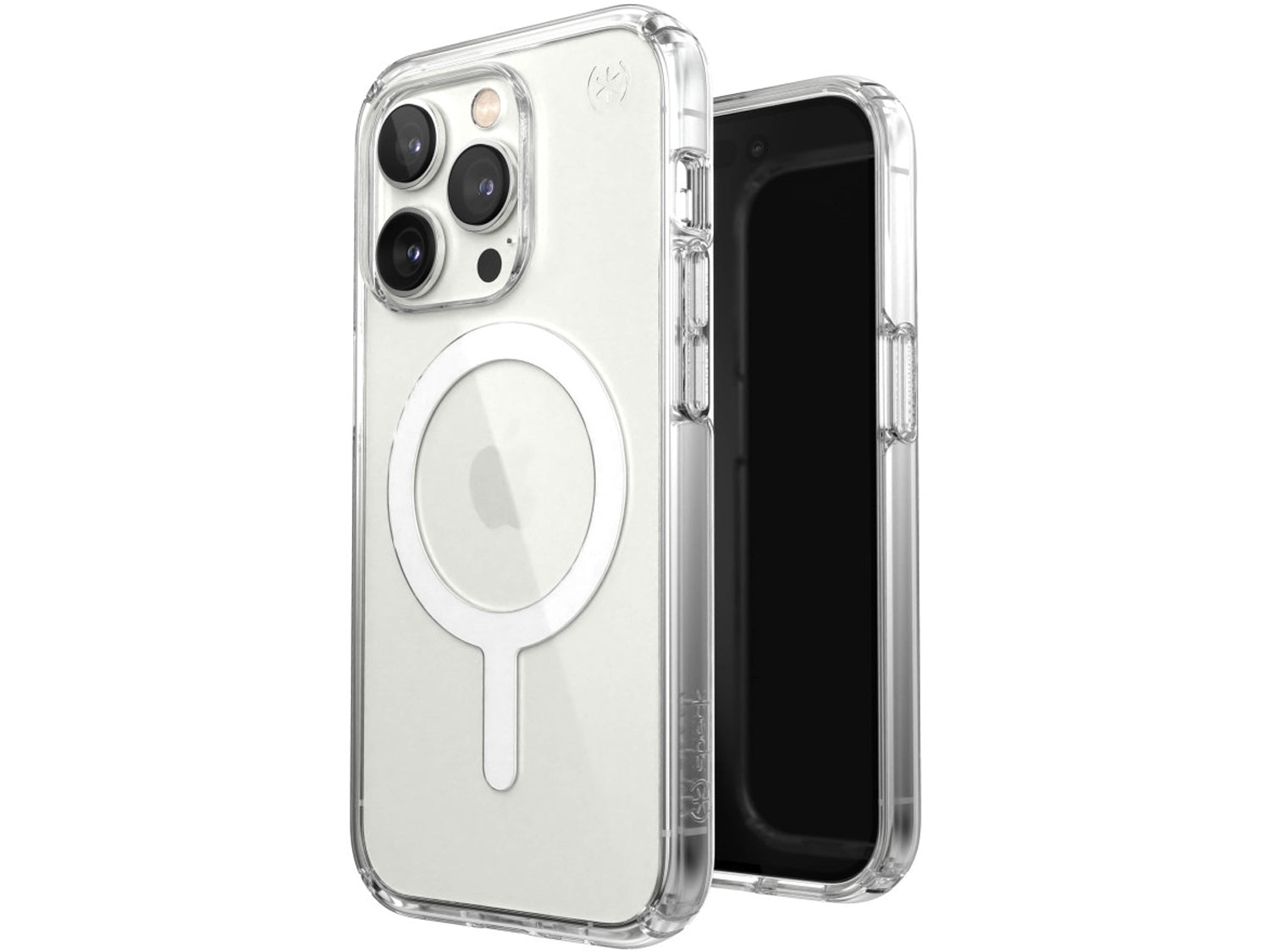Speck iPhone 14 Pro, Presidio Perfect-Clear MagSafe, Clear/Clear