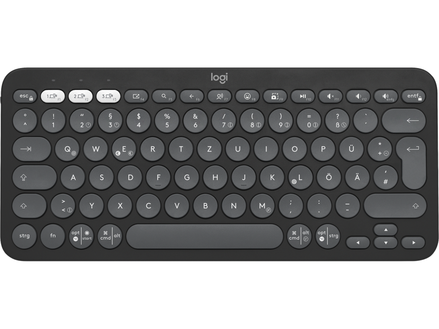 Logitech Pebble Keys 2 K380s - Tonal Graphite US