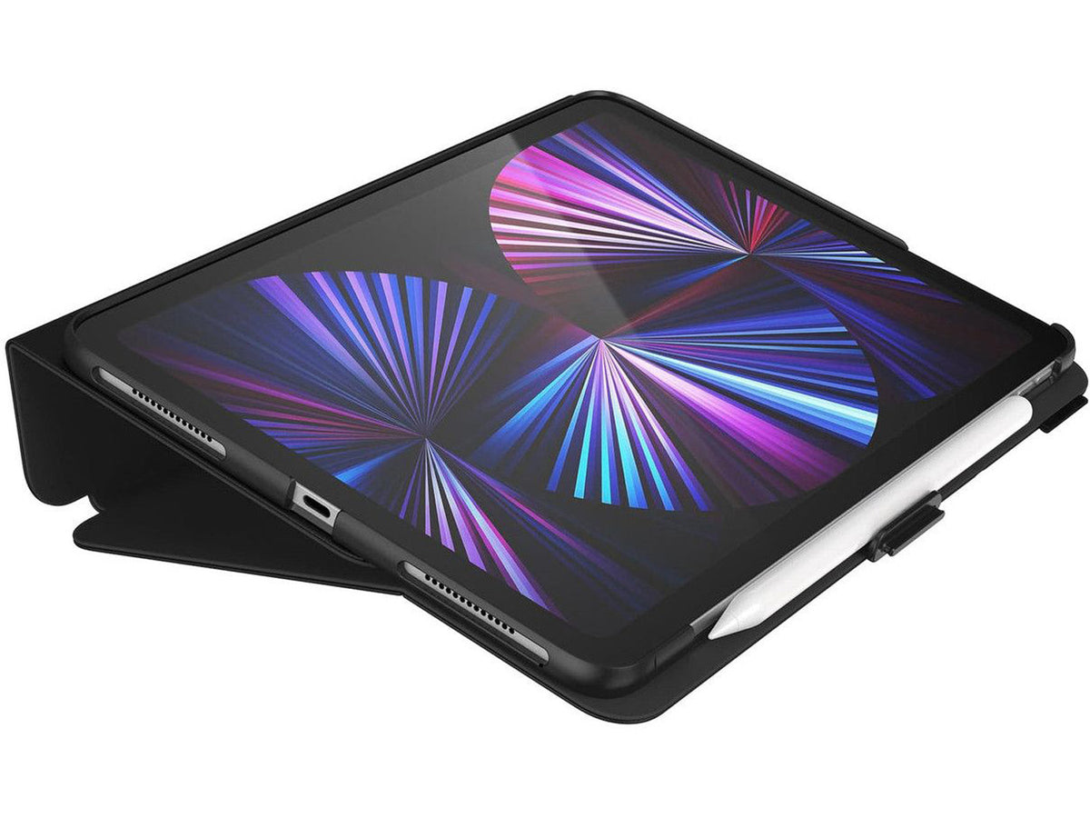 Speck Balance Folio Speck iPad Air 11-inch (2024) Case,  (W/MB) (BLACK/BLACK/WHITE)