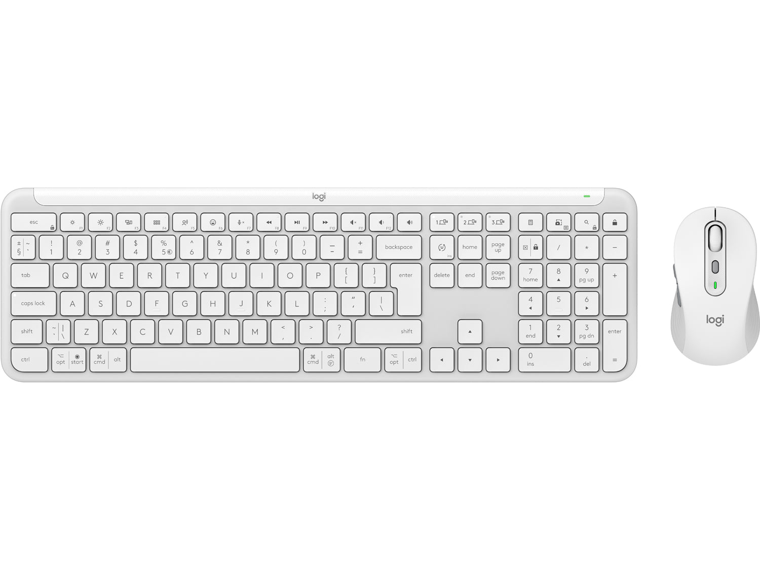Logitech Signature Slim Combo MK950 - USINTL , Off-white