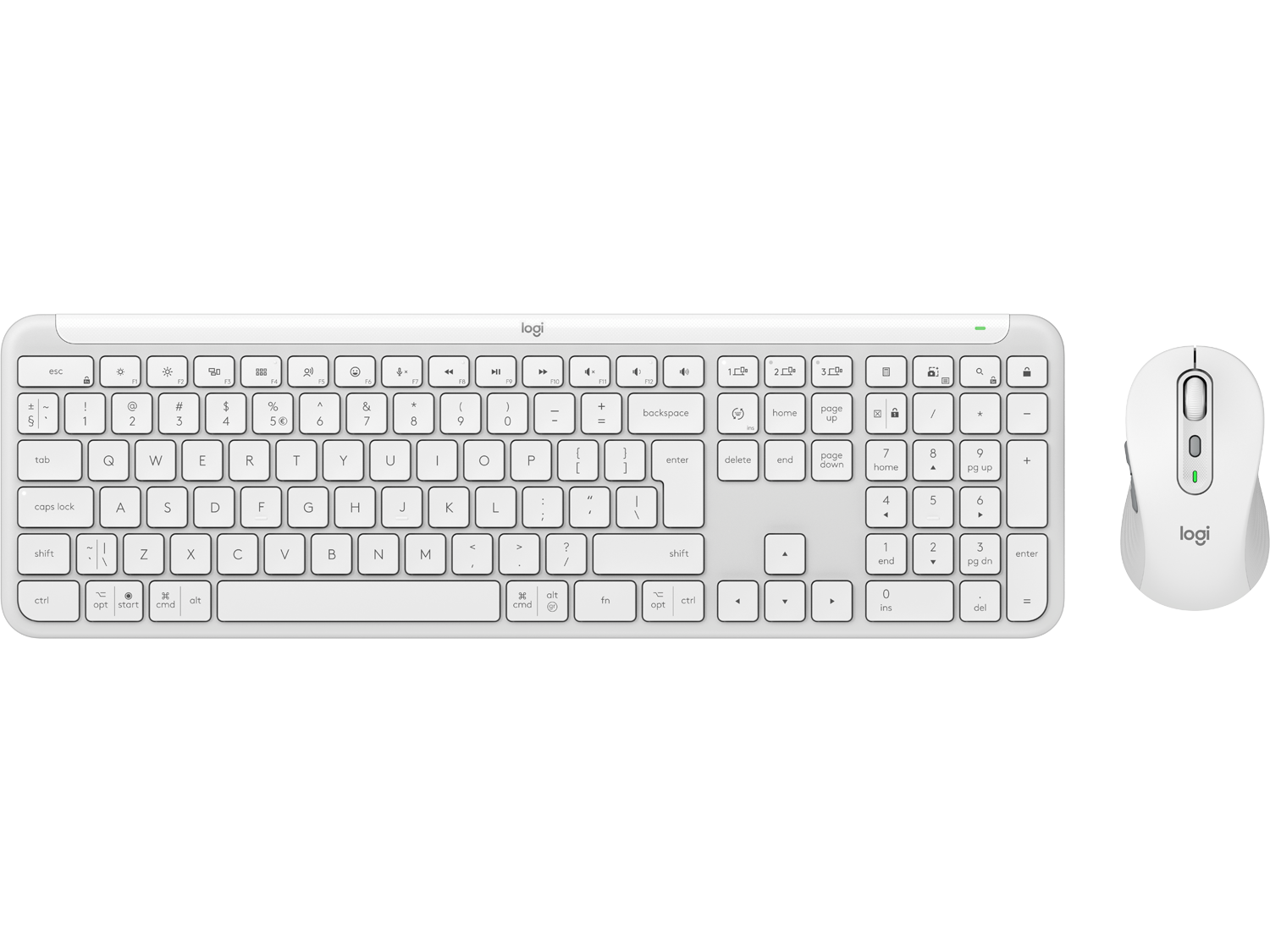 Logitech Signature Slim Combo MK950 - USINTL , Off-white