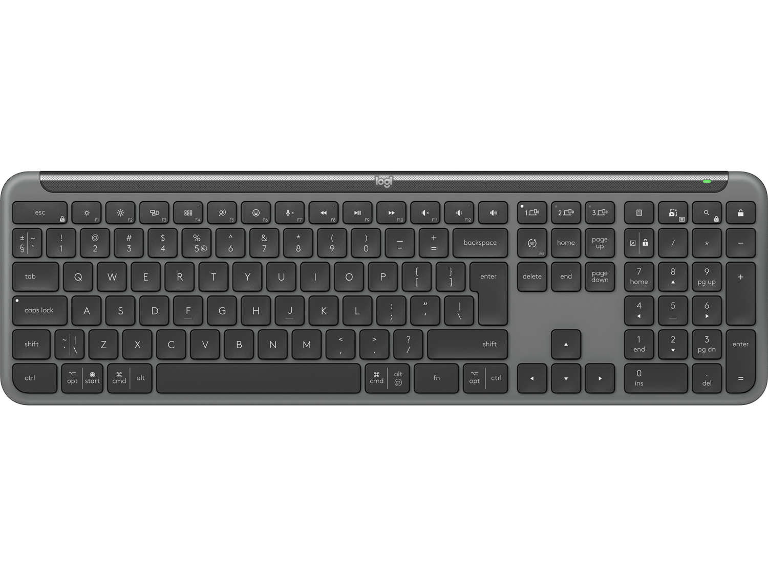 Logitech Signature Slim Keyboard K950, Graphite