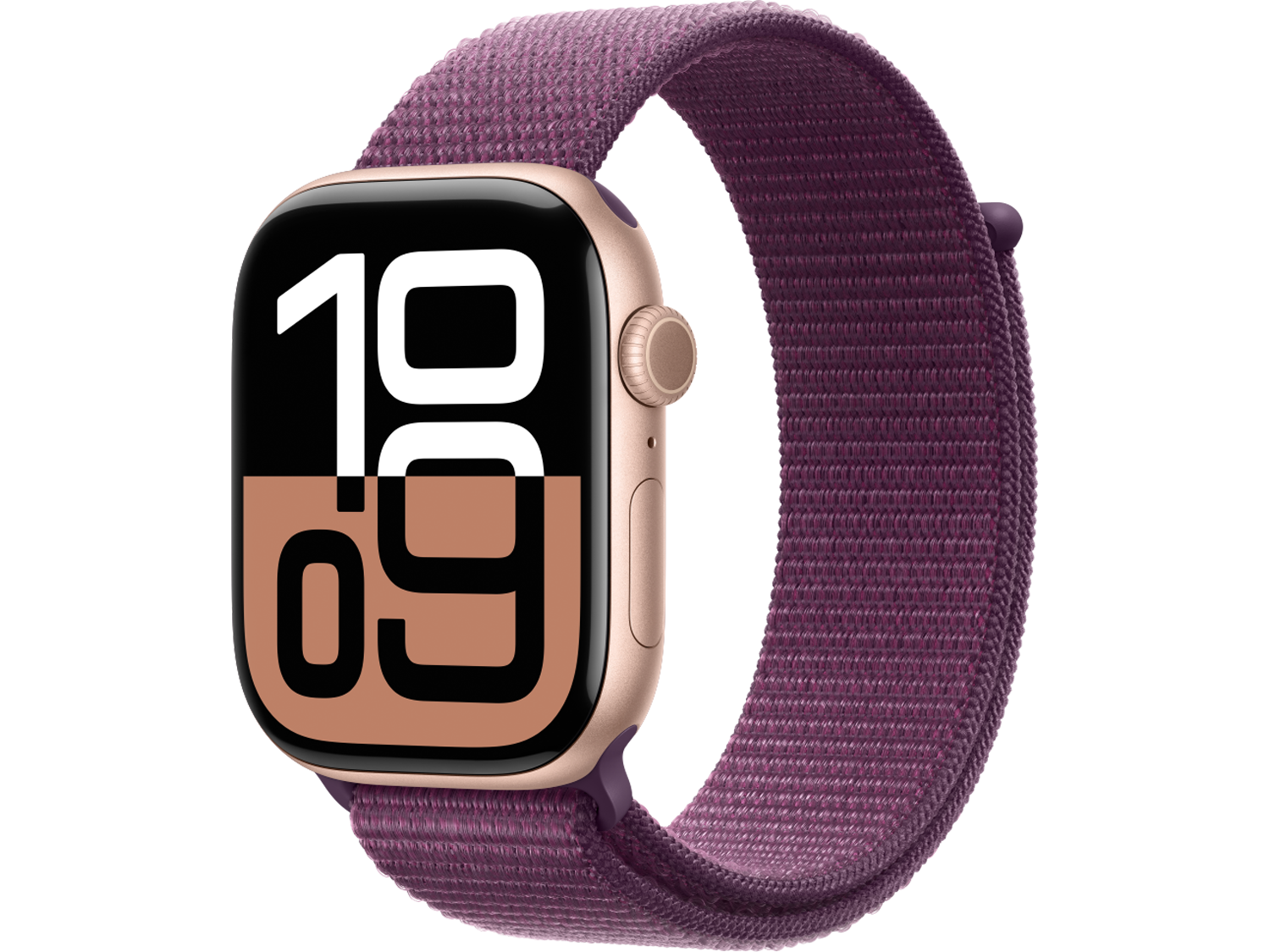 Apple Watch S10 GPS 46mm Rose Gold Alu Case with Light Blush Sport Band - M/L