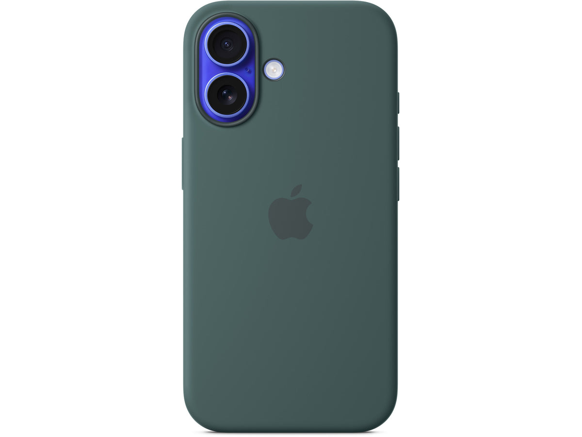 Apple iPhone 16 Silicone Case with MagSafe - Lake Green