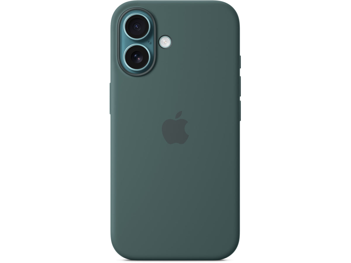 Apple iPhone 16 Silicone Case with MagSafe - Lake Green