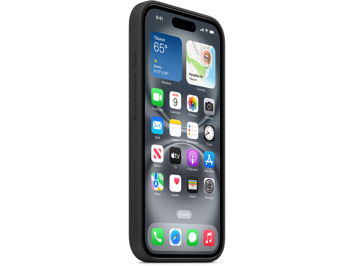 Apple iPhone 16 Silicone Case with MagSafe - Black