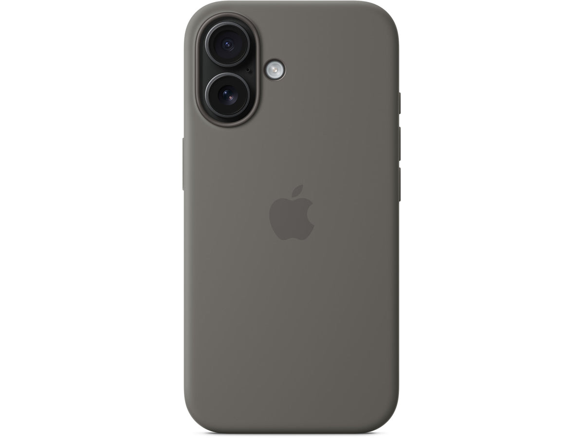 Apple iPhone 16 Silicone Case with MagSafe - Stone Gray