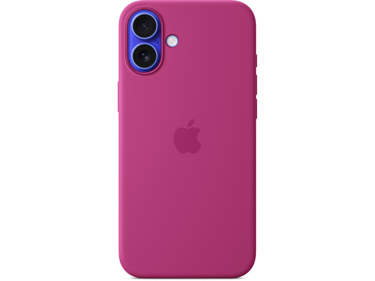 Apple iPhone 16 Plus Silicone Case with MagSafe - Fuchsia