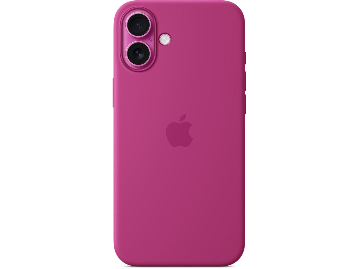 Apple iPhone 16 Plus Silicone Case with MagSafe - Fuchsia
