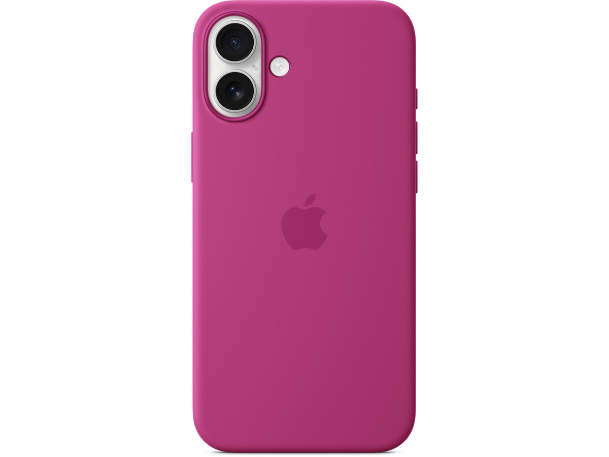 Apple iPhone 16 Plus Silicone Case with MagSafe - Fuchsia