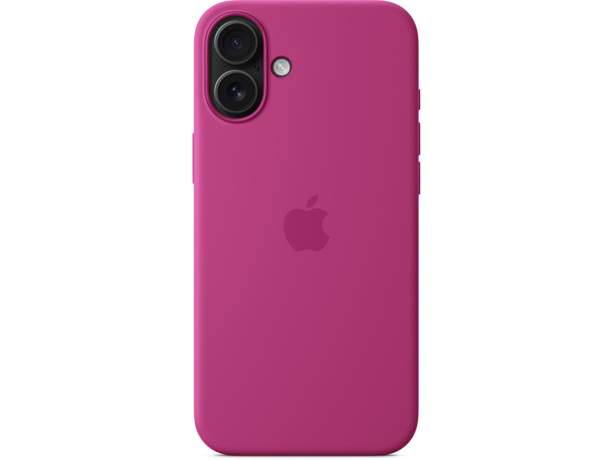 Apple iPhone 16 Plus Silicone Case with MagSafe - Fuchsia