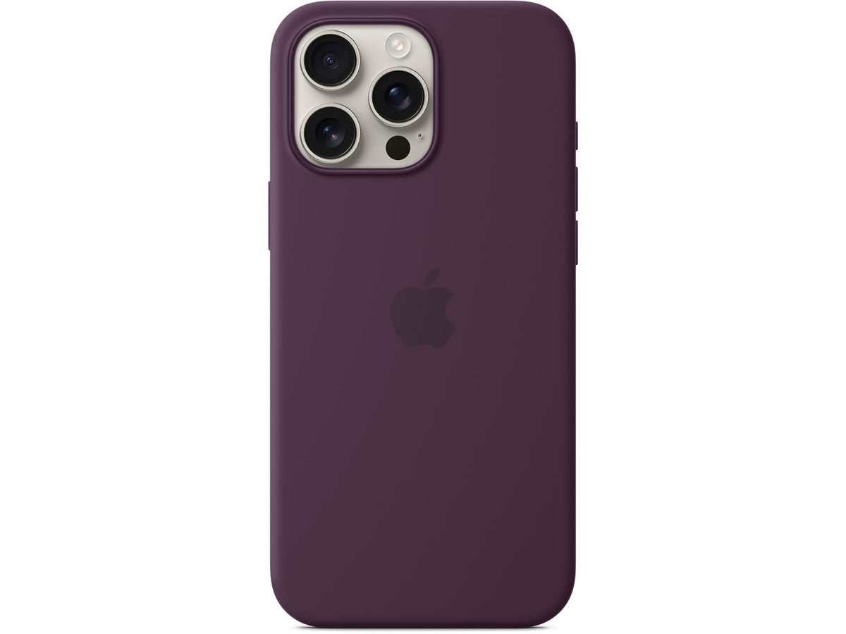 Apple iPhone 16 Pro Max Silicone Case with MagSafe - Plum