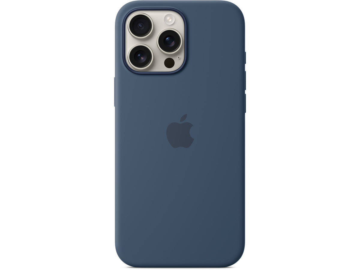 Apple iPhone 16 Pro Max Silicone Case with MagSafe - Denim