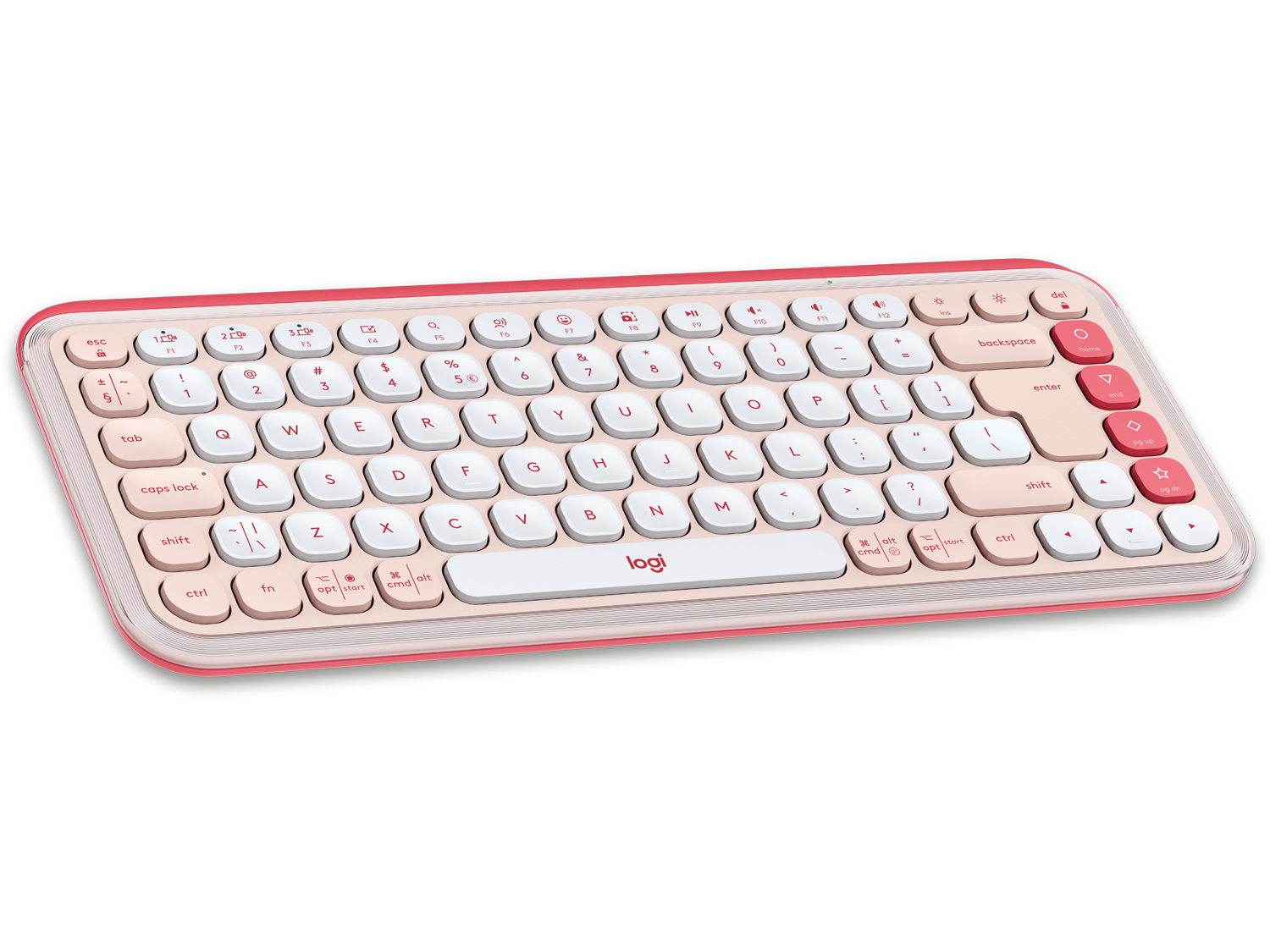 Logitech Pop Icon Keys - Rose - US INT'L