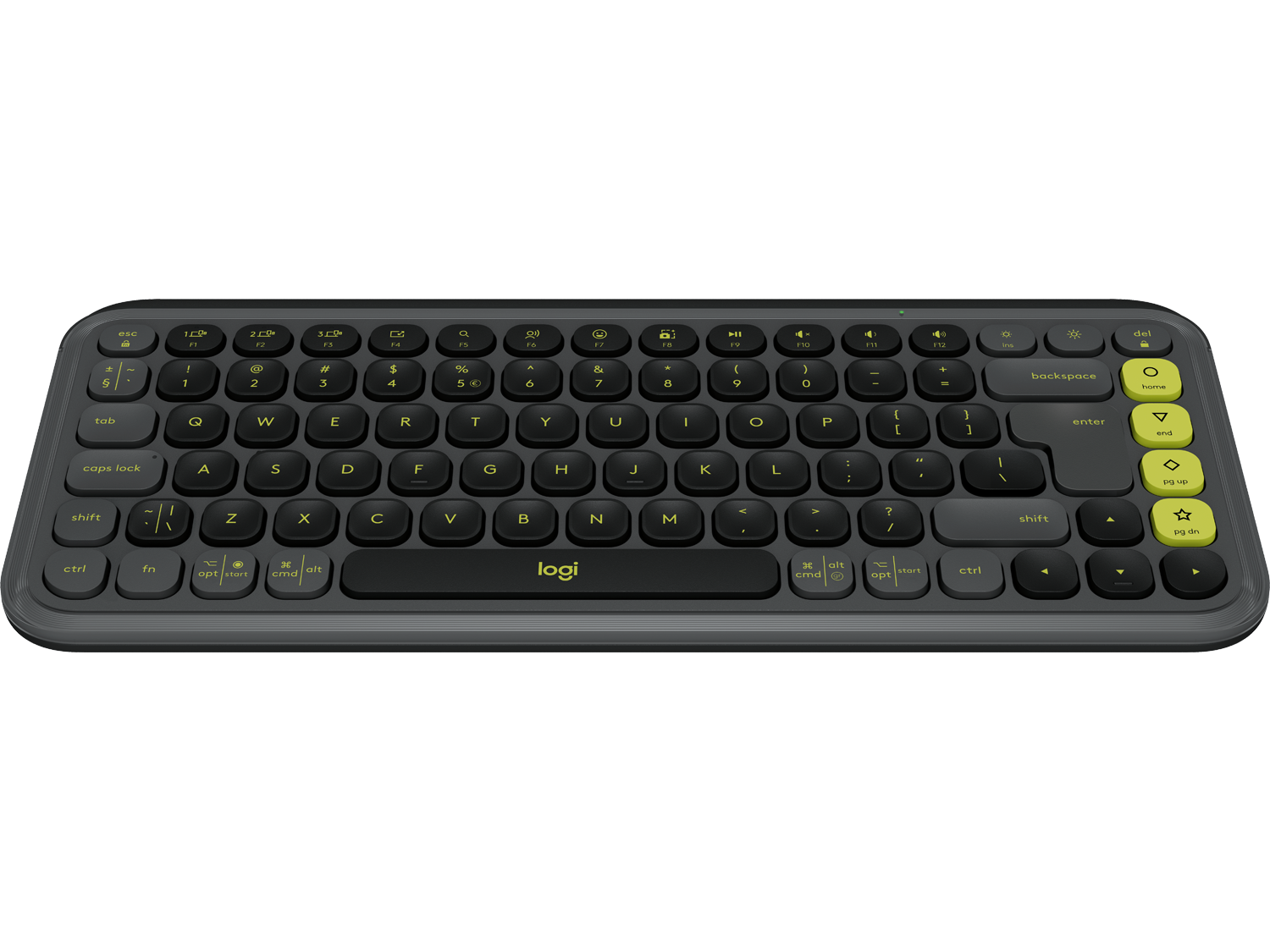 Logitech Pop Icon Keys - Graphite & Green US INT'L