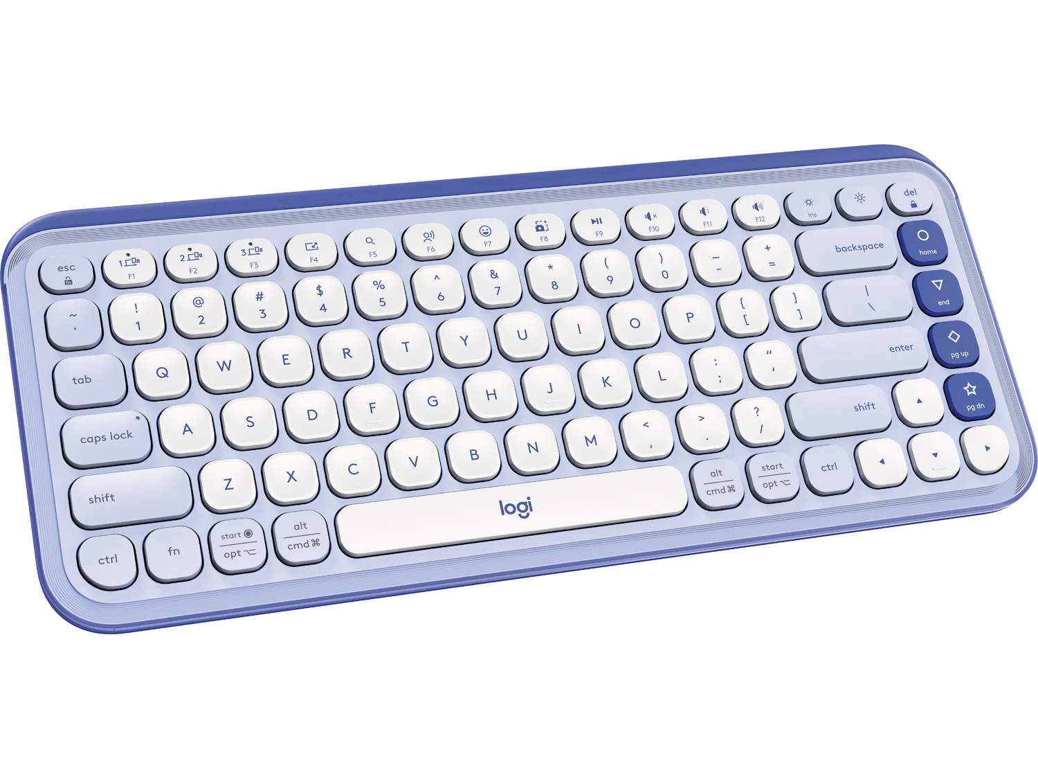 Logitech Pop Icon Keys - Lilac & Off White US INT'L