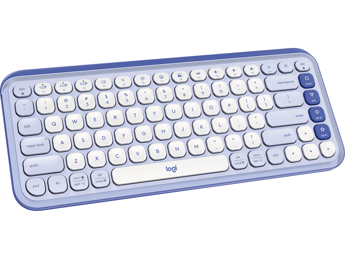 Logitech Pop Icon Keys - Lilac & Off White US INT'L