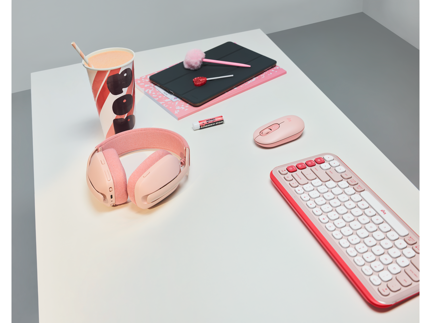 Logitech Pop Icon Combo - Rose - US INT'L