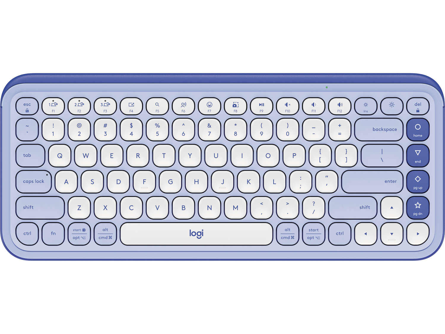 Logitech Pop Icon Keys - Lilac & Off White US INT'L
