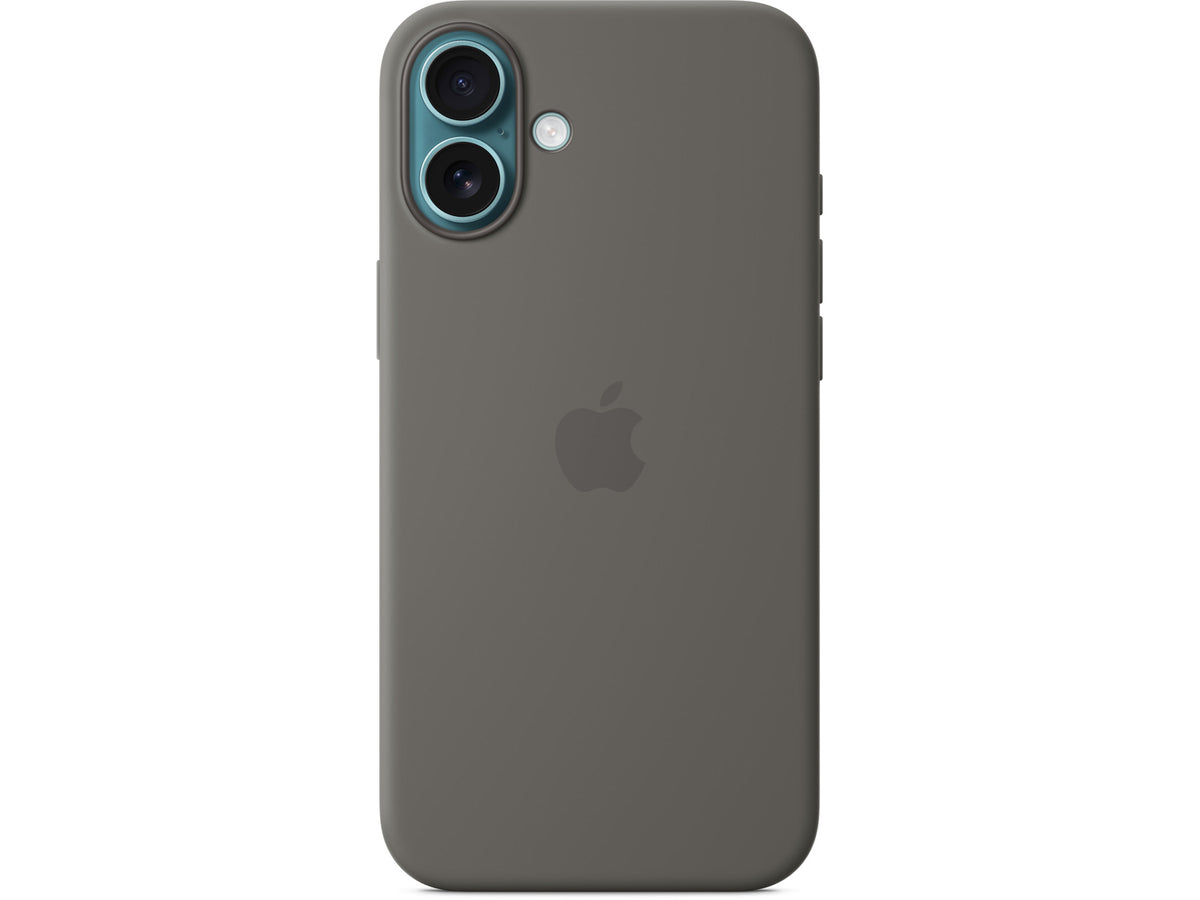Apple iPhone 16 Plus Silicone Case with MagSafe - Stone Gray